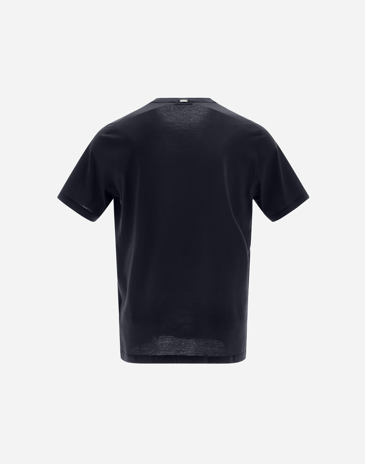 Herno Navy Blue Wool Crew Neck In Navy Blue
