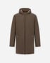 Herno RESORT PARKA IN TRAVEL NYLON PONENTE Dark Taupe PA00030UR12387SZ2700
