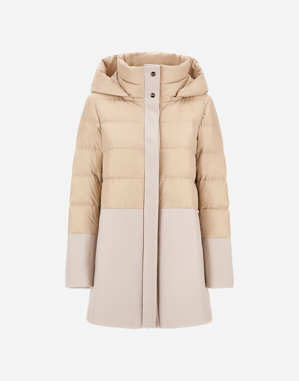 Herno A-SHAPE JACKET IN ECOWOOL Chantilly PI002325D333441985