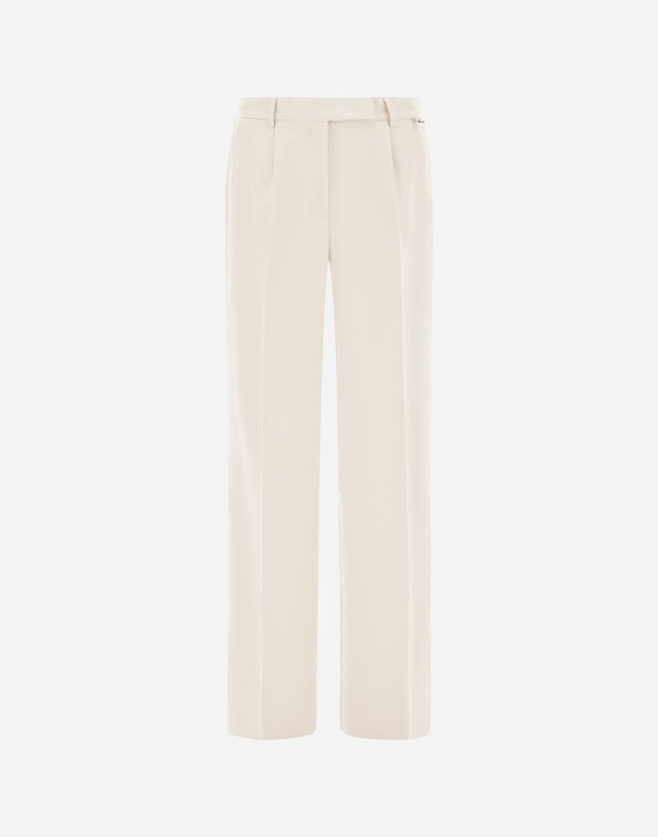 Herno FLAWLESS WOVEN TROUSERS Grey Pearl PT000234D127189402