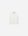Herno RESORT BLOUSE IN NEW LINO White BL00004DR17105Z1000