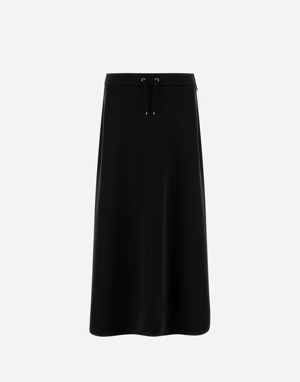 Herno SKIRT IN MATT CREPE SATIN Black GN000093D127559300