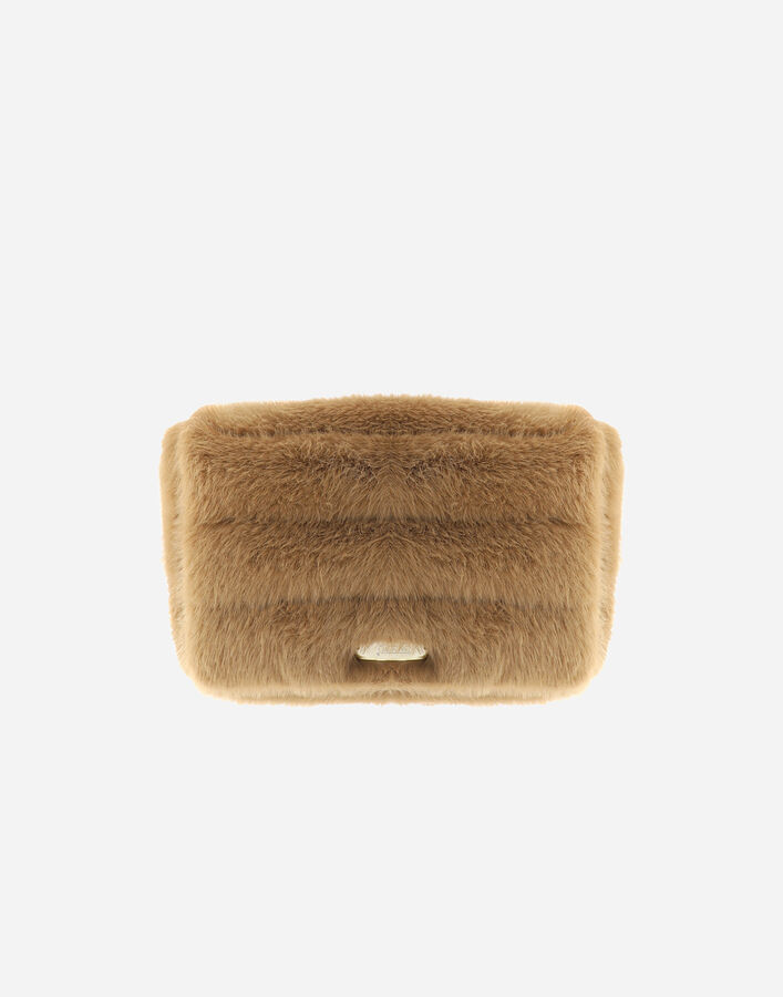 Herno BAG IN LADY ALTERNATIVE FUR Camel BAG00015D126302157