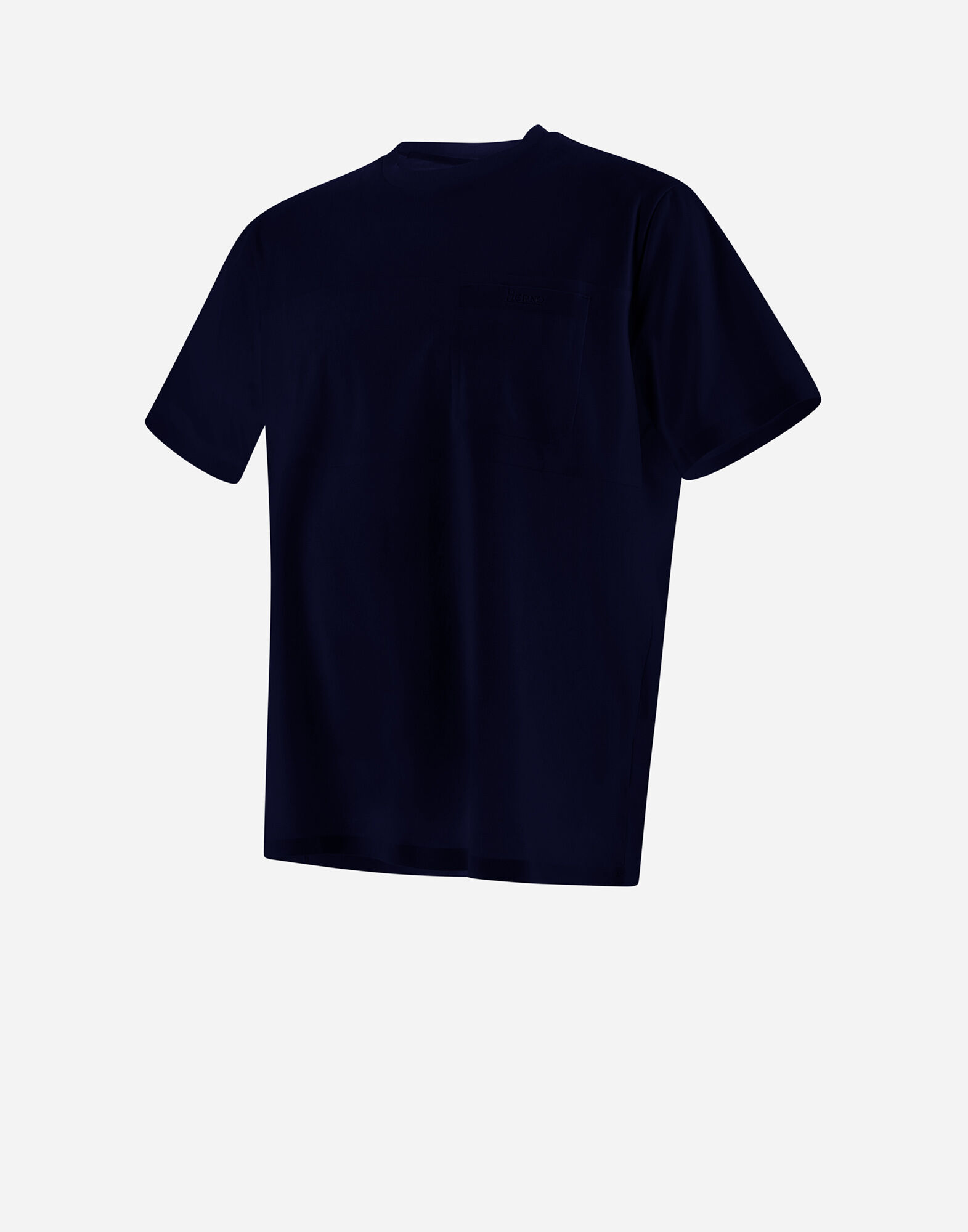 美品HERNO ヘルノ Tシャツ メンズ ストレッチ メタルロゴ ネイビー52 HERNO ヘルノ Tシャツ JG0003U 52003 メンズ 半袖 カットソー