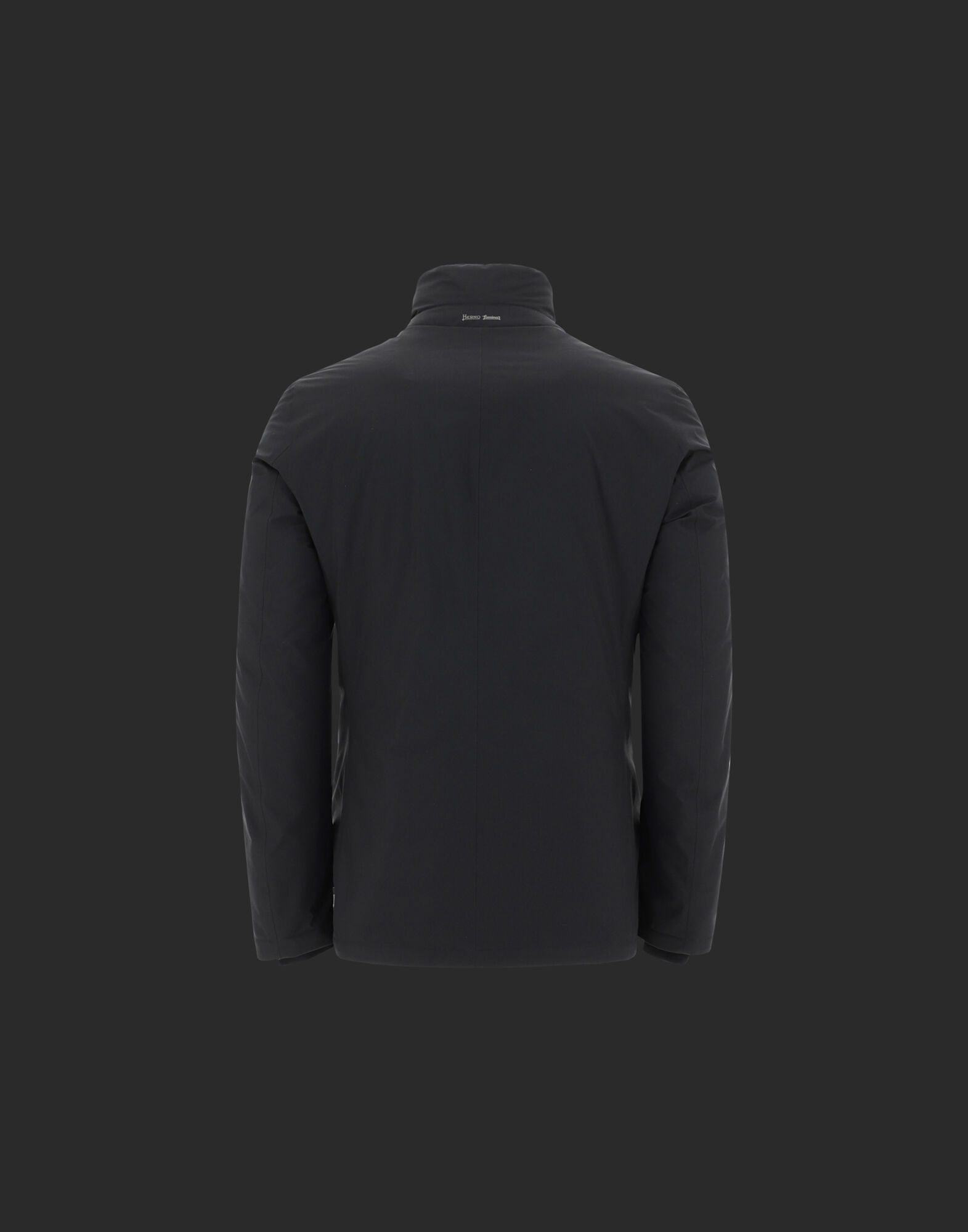 メンズ GIACCA IMBOTTITA PIUMA HERNO LAMINAR UOMO ブラック
