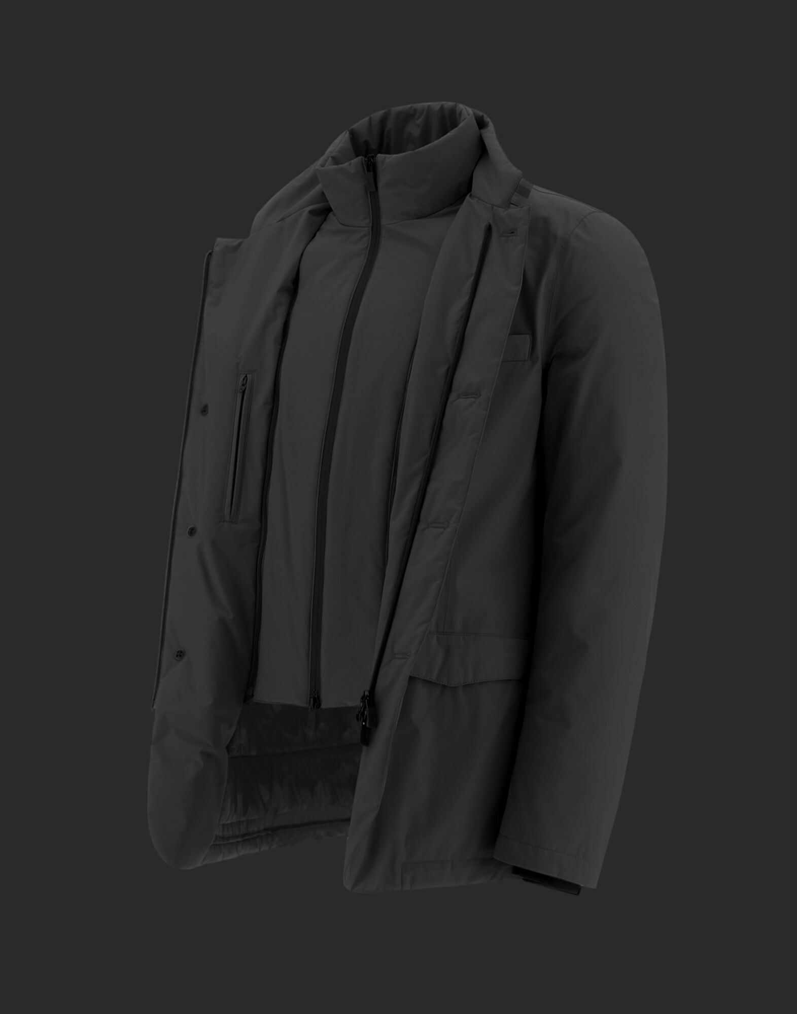 Herno best sale laminar blazer