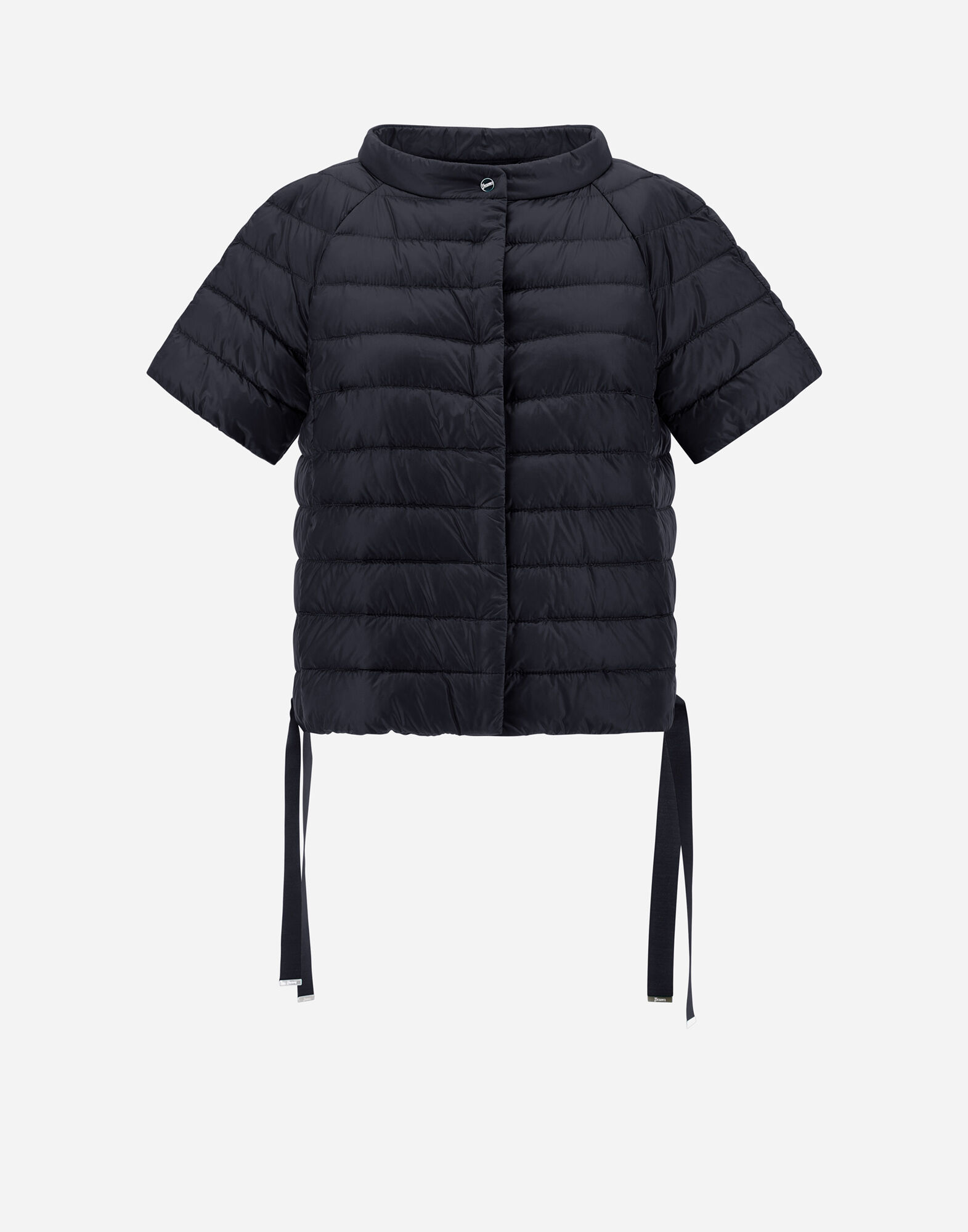 PIUMINO CAPPA NYLON ULTRALIGHT DETTAGLI NASTRO LUR in Black for