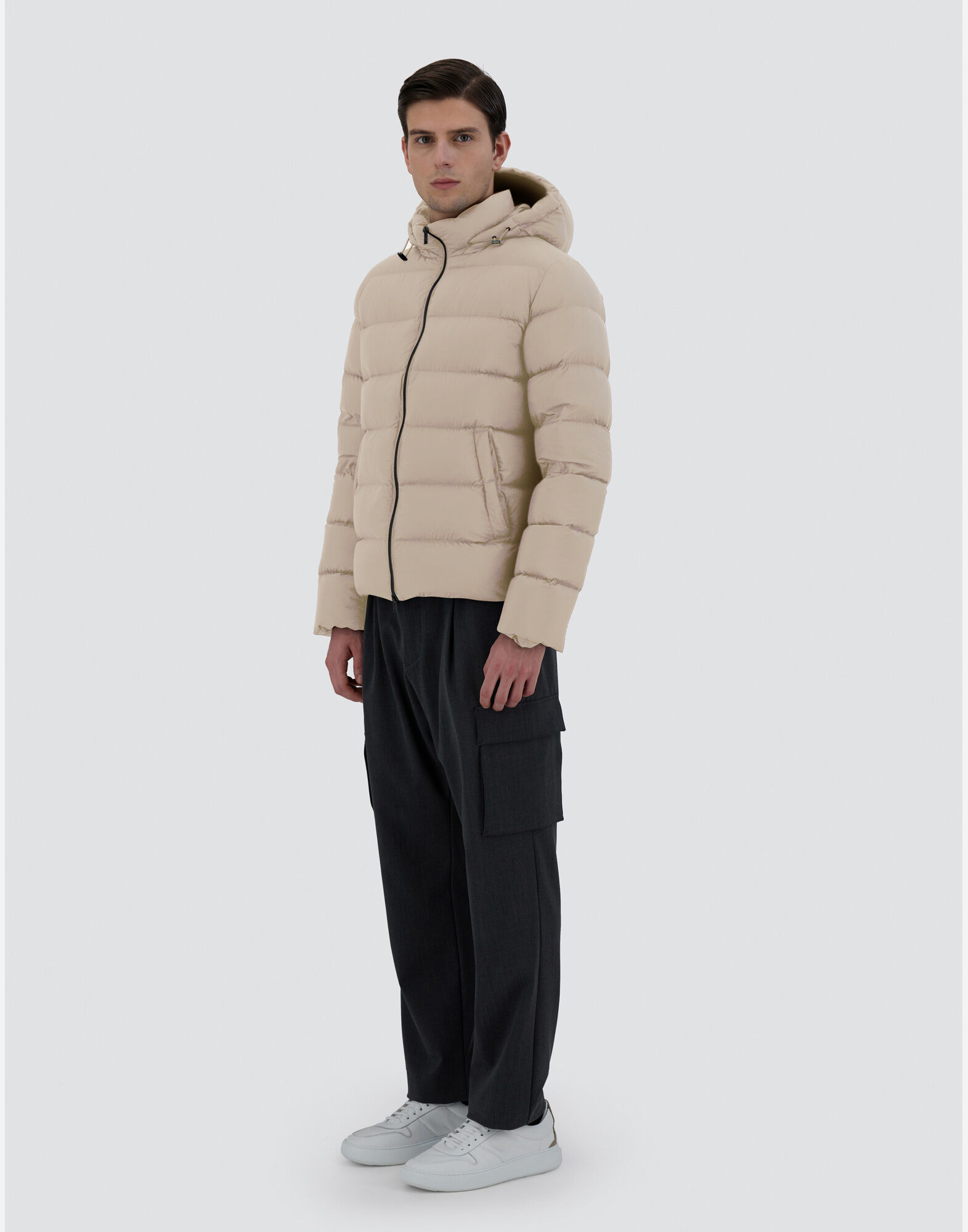 ジャケット HERNO STRETCH MAXI BOMBER (GC000445D.12431S 1985 CHANTILLY) RESORT BOMBER JACKET IN NYLON ULTRALIGHT in Chantilly for