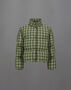 Herno LAMINAR JACKET IN CHECK WOVEN Sage PI00387DL128507270