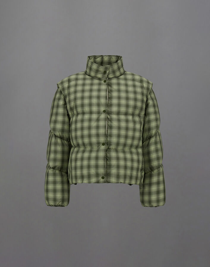 LAMINAR JACKET IN CHECK WOVEN Herno Herno LAMINAR JACKET IN CHECK WOVEN Sage PI00387DL128507270