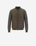 Herno NYLON ULTRALIGHT BOMBER WITH PLASTER DETAILS Military PI0699U120207740
