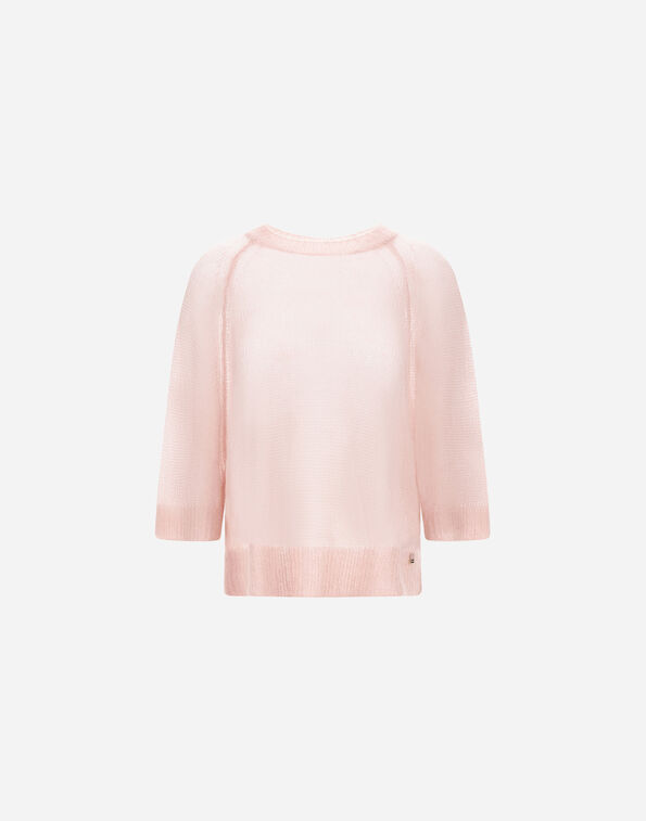Herno T-SHIRT IN MOHAIR BLEND Powder Pink MG000230D703264035