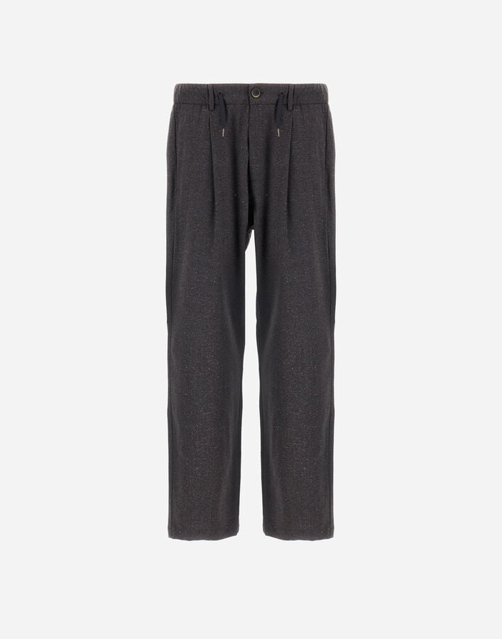 RESORT TROUSERS IN WOOL KNICKERBOCKER Herno Herno RESORT TROUSERS IN WOOL KNICKERBOCKER Iron PT00040UR334489487