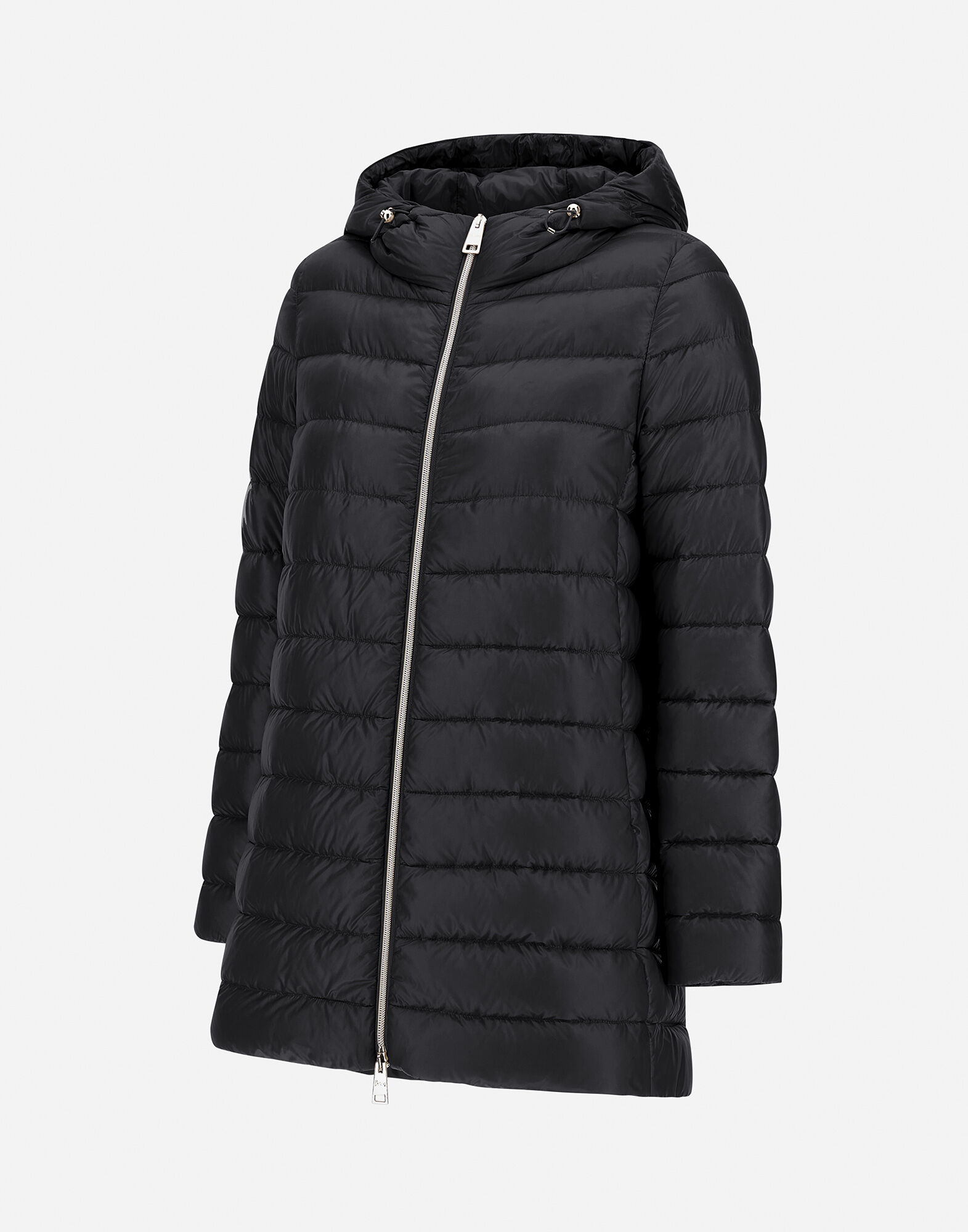 RESORT A-SHAPE JACKET IN NYLON ULTRALIGHT in Black for Women | Herno®