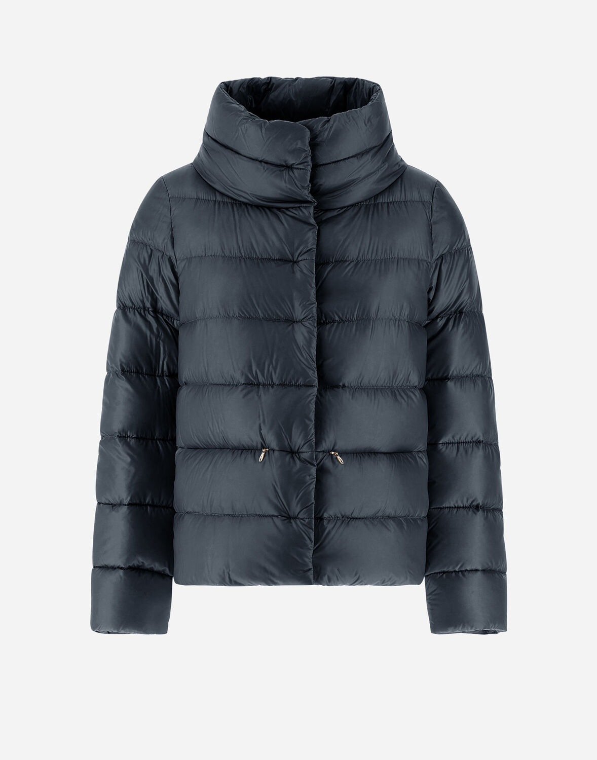 Herno Cape In Nylon Ultralight In Navy Blue