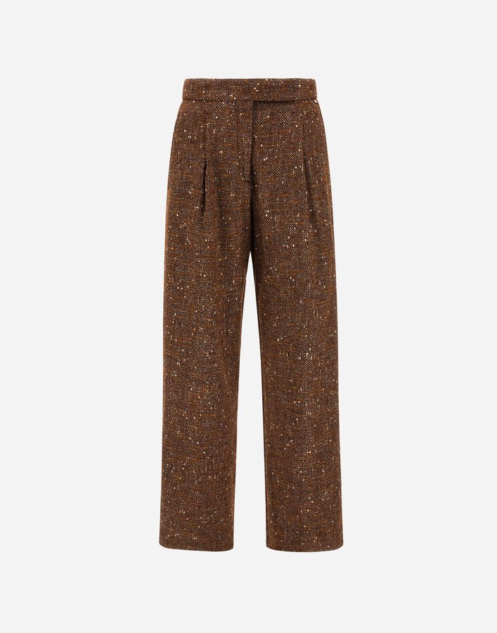 Herno BABY ALPACA AND WOOL TROUSERS Camel PT000263D335532157