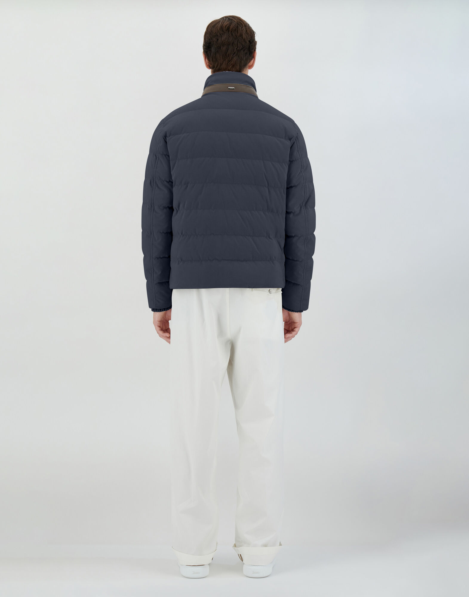 Herno suede bomber jacket on sale