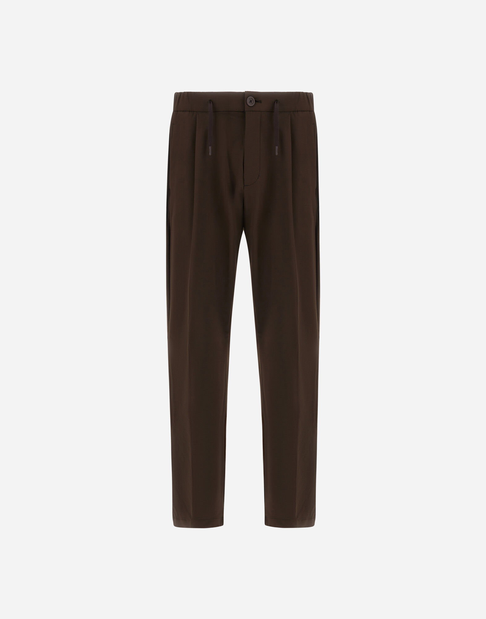 メンズ ライトコンフォート ストレッチウーヴン パンツ 茶色 | Herno