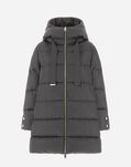 Herno A-SHAPE JACKET IN SATIN Grey PI1304D12170Z9480