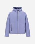Herno JACKET IN DOUBLE WOOL AND NYLON ULTRALIGHT Light Blue GI0002UNW390019026