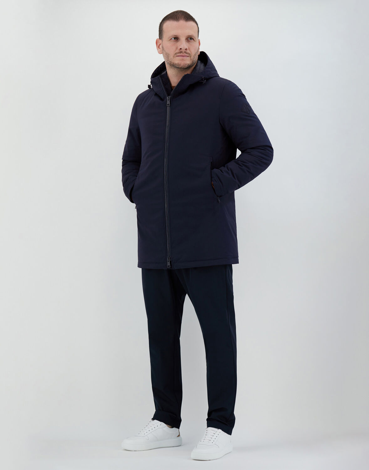 Herno Keystone パーカ In Navy Blue