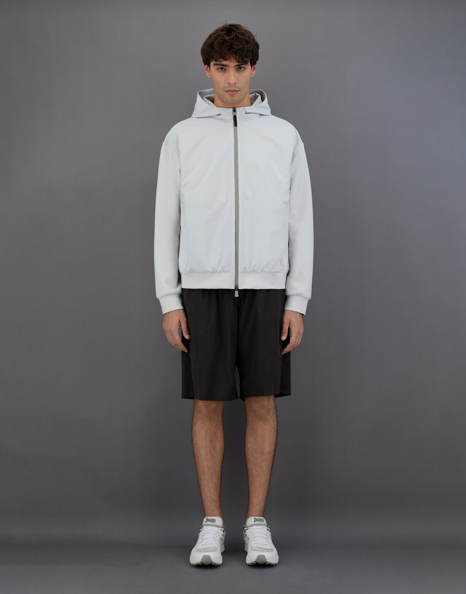 Herno grey hotsell cardigan