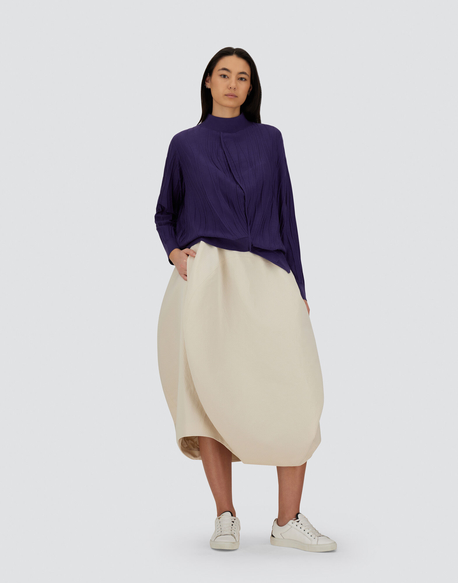 【新品】HERNO　ヘルノ　スカート HERNO(ヘルノ)の撥水ロングスカート通販 | 集英社HAPPY PLUS STORE