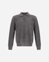 Herno COB STITCH ALPACA WOOL POLO SHIRT Grey MPL00004U703129460