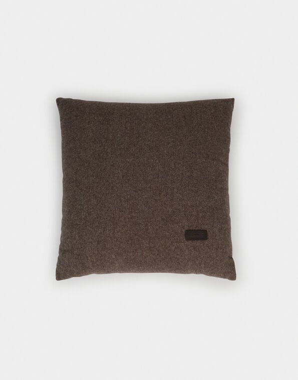 Herno HERNO HABITA WOOL AND CASHMERE CUSHION Coffee WINTERPILLOWLANA018980