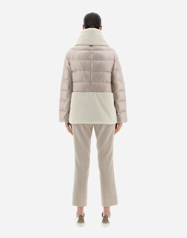 レディース PIUMINO NYLON ULTRALIGHT + LADY FAUX FUR HDM 