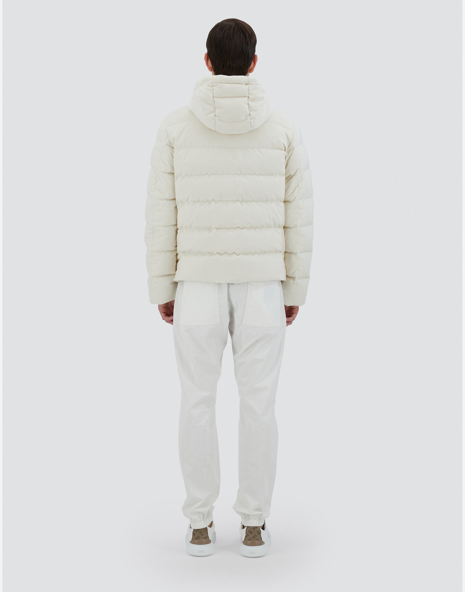 JACKET IN LINEN VELVET in Natural for Men Herno