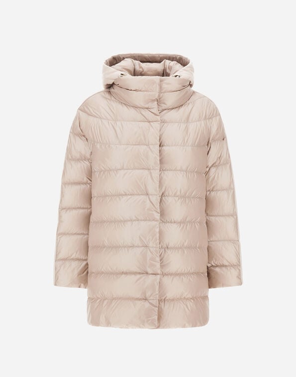 Herno A-SHAPE JACKET IN NYLON ULTRALIGHT, CASHMERE AND SILK Chantilly PI0024DNW12017Z1985