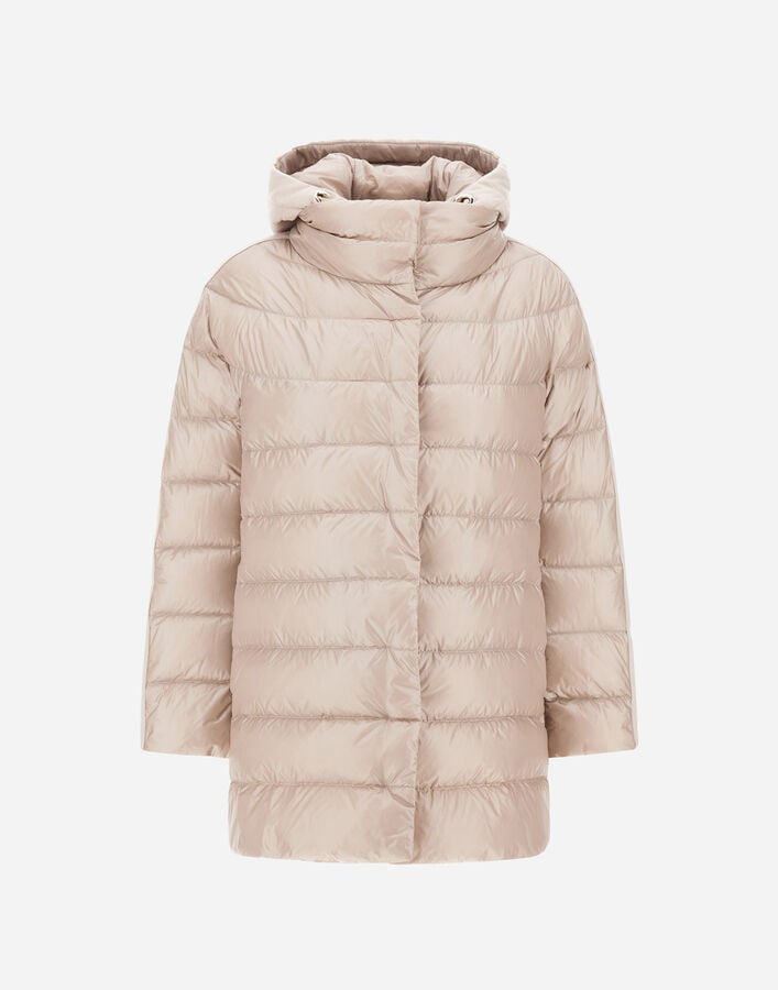 Herno A-SHAPE JACKET IN NYLON ULTRALIGHT, CASHMERE AND SILK Chantilly PI0024DNW12017Z1985