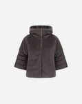 Herno SATIN AND LADY ALTERNATIVE FUR CAPE Grey PI002132D12170Z9480