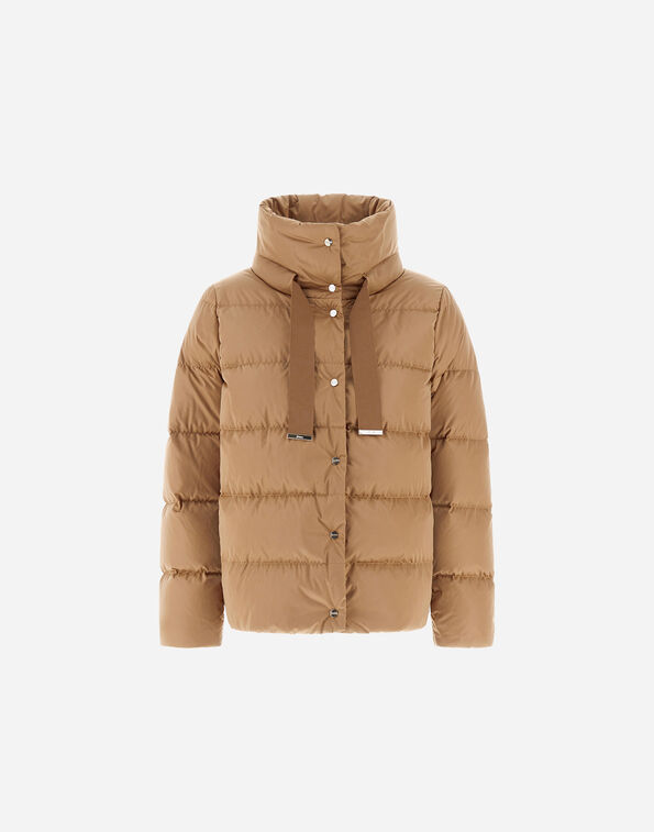 Herno CAPPA IN SATIN Camel PI001936D12170Z2157