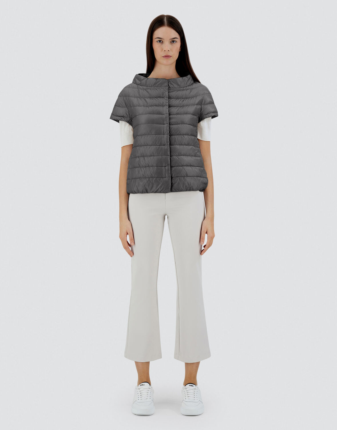 Herno Gray Emilia Down Jacket In Grey