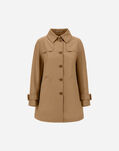 Herno RAINCOAT IN DELON AND MONOGRAM Camel GC000482D13218Z2157