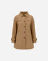 Herno RAINCOAT IN DELON AND MONOGRAM Camel GC000482D13218Z2157