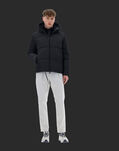 Herno LAMINAR BOMBER JACKET IN LIGHT OPALESCENT Black PI00320UL126959300
