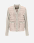 Herno CARDIGAN IN COMPACT COTTON & NYLON ULTRALIGHT Natural MP000134D720332605