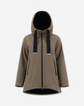 Herno A-LINE JACKET IN KEYSTONE Dark Taupe GC000422D123438600