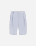 Herno SUMMER STRIPE SHORTS White/Light Blue PT000094U127041091