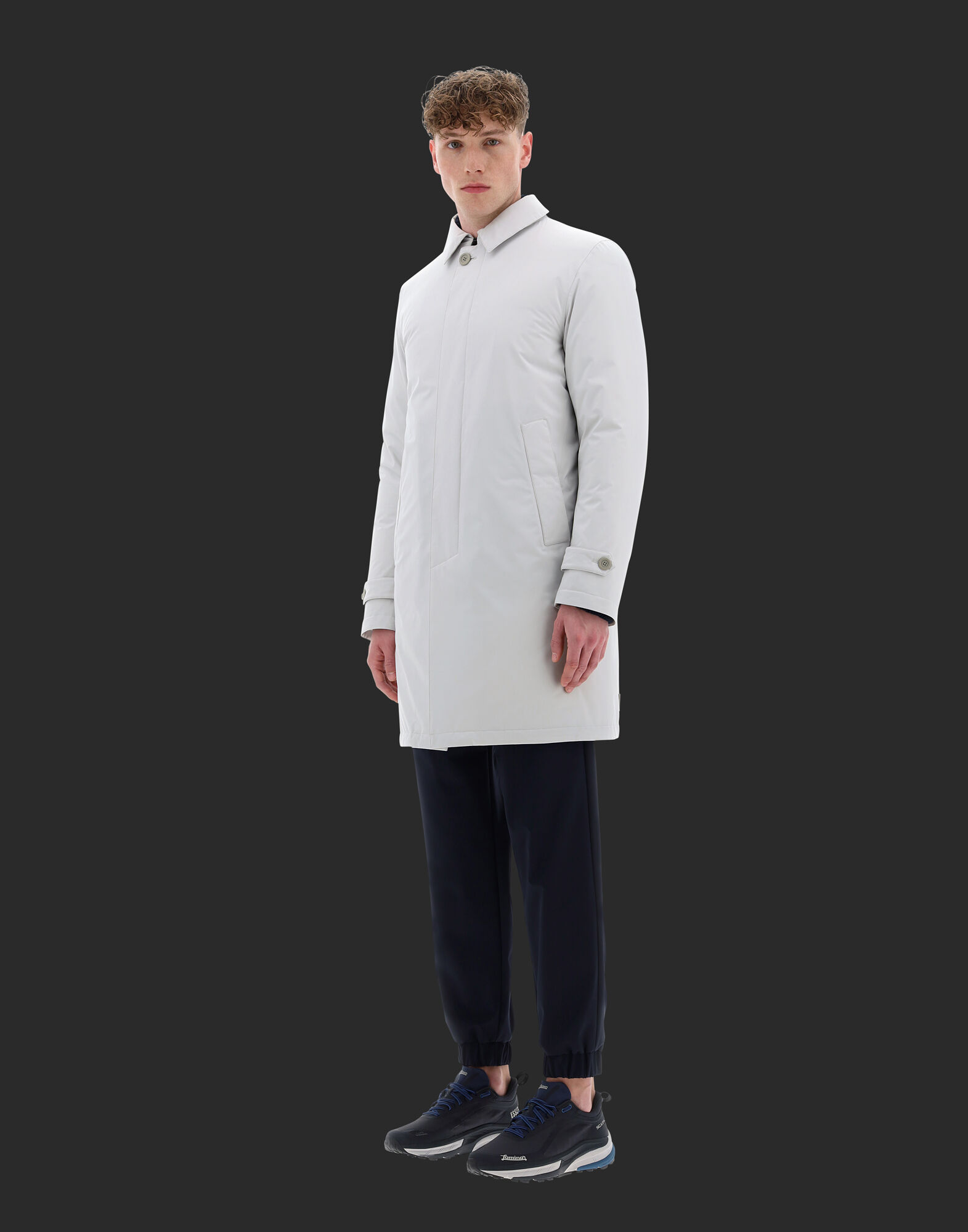IMPERMEABILE IMBOTTITO PIUMA HERNO LAMINAR UOMO en Ice pour homme