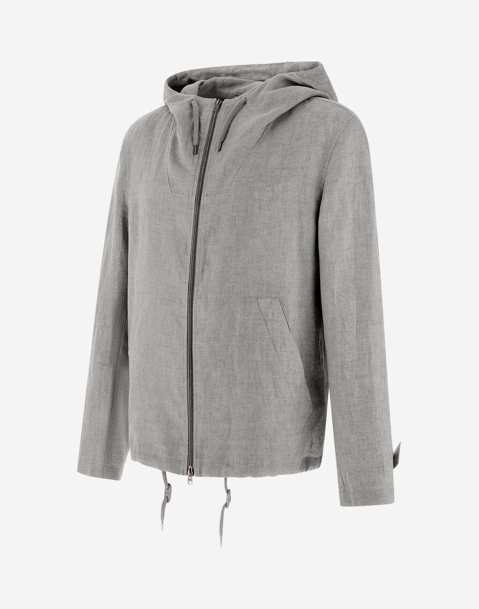 RESORT JACKET IN NEW LINO in Grey for Men | Herno® RESORT JACKET IN NEW LINO in Grey for Men | Herno®