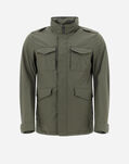 Herno FIELD JACKET IN LIGHT COTTON STRETCH Light Military FI000098U131647730
