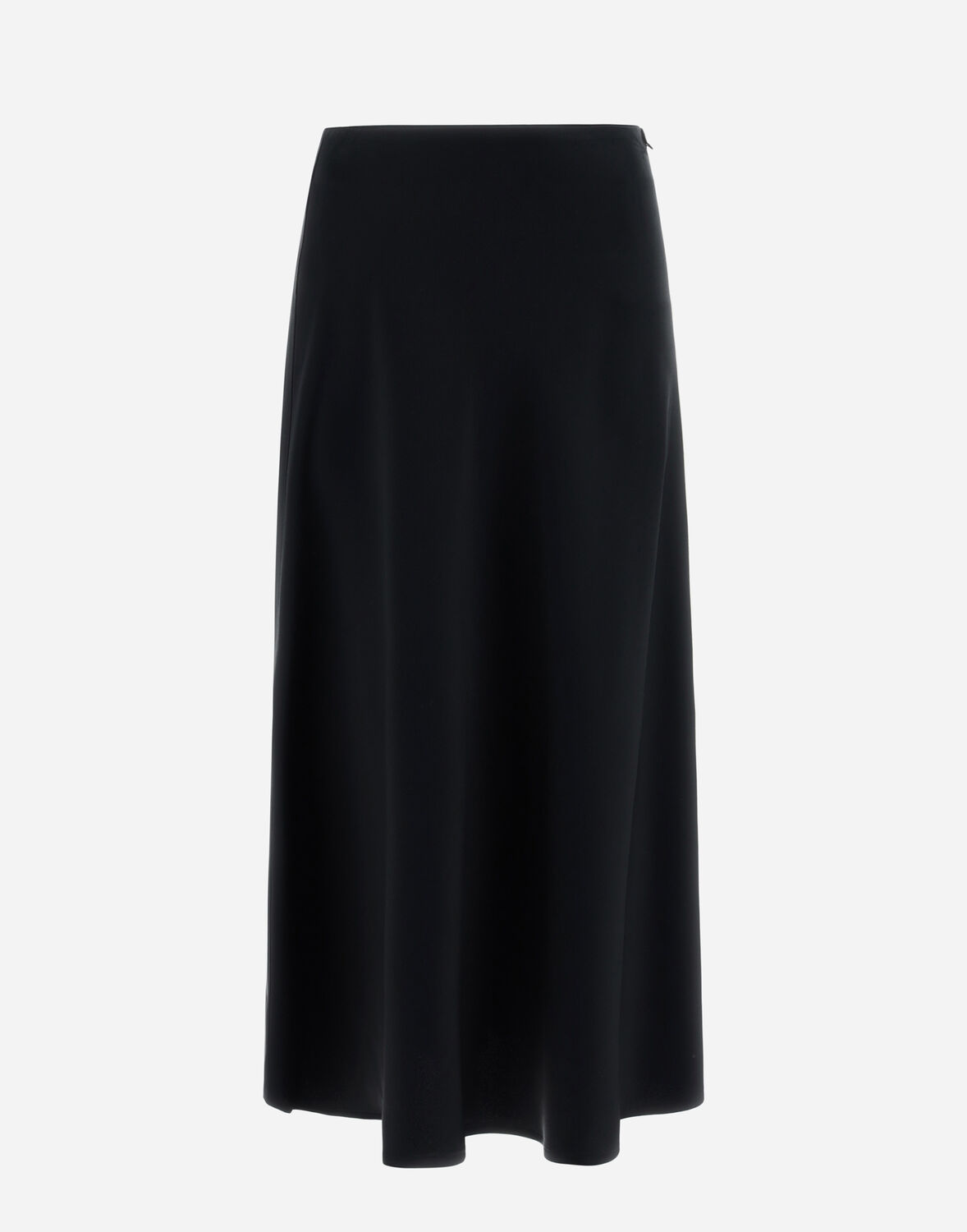 Herno Resort Skirt In Satin Effect - Female Skirts Black 40 In ブラック