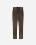 Herno RESORT TROUSERS IN NEW LINEN Dark Chocolate PT00040DR17105Z8810