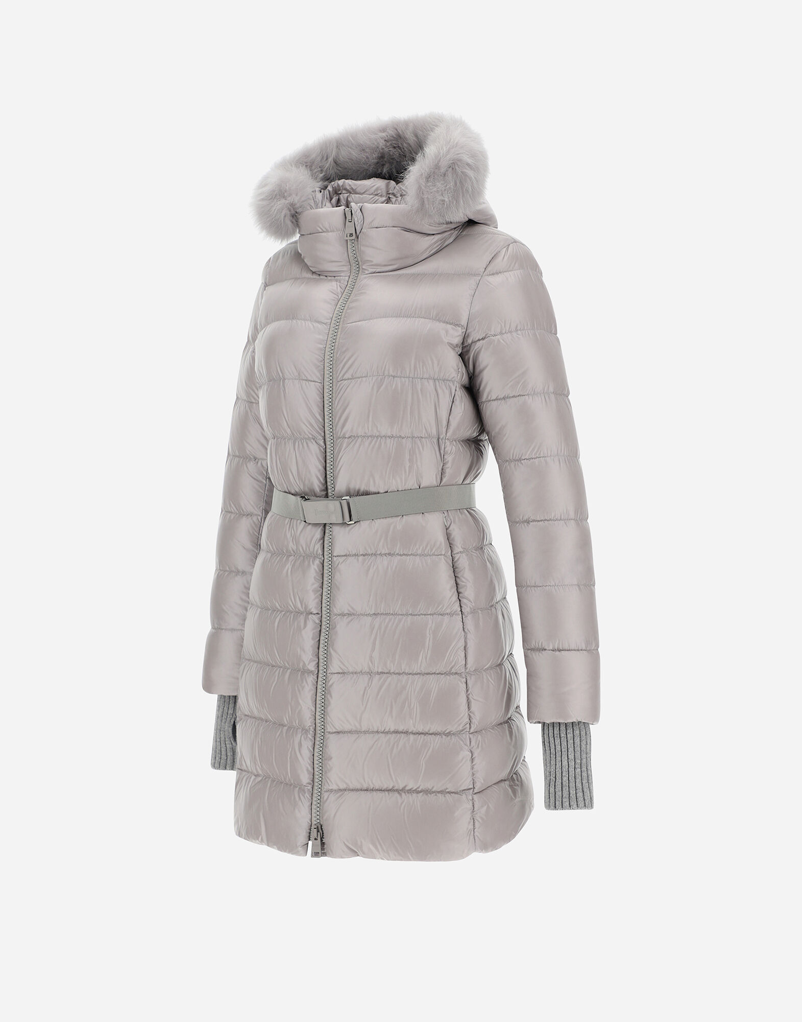 belted parka jacket