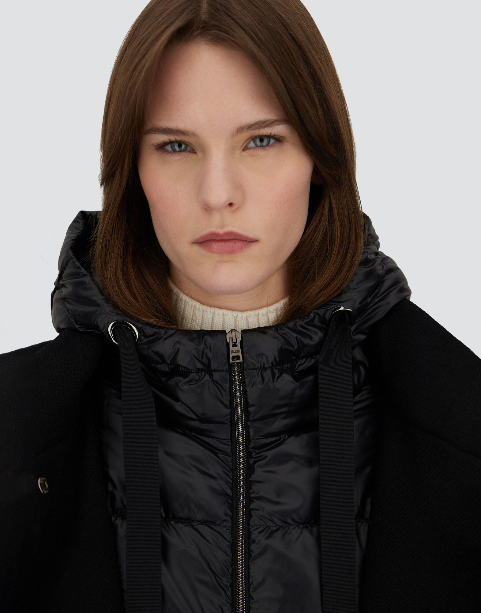 レディース エコウール＆ナイロンウルトラライト Aシェイプ コート