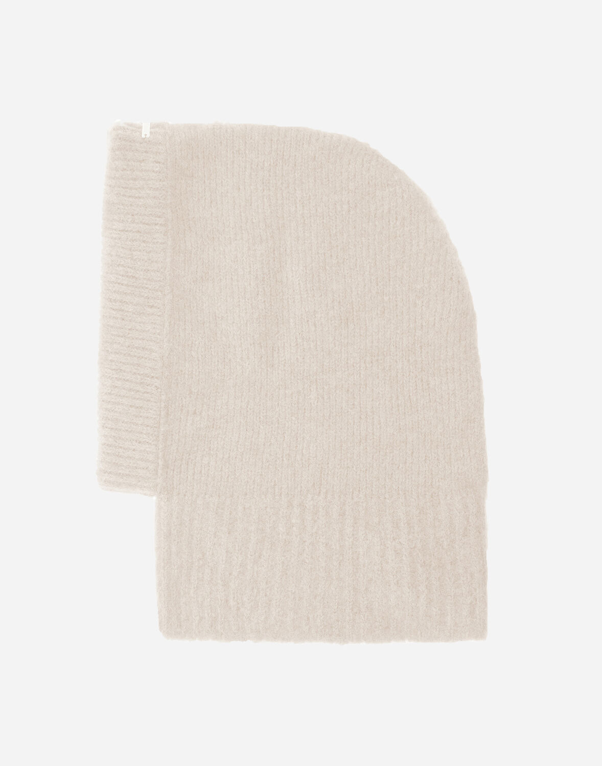 Herno Balaclava In Plain Alpaca Wool In Chantilly